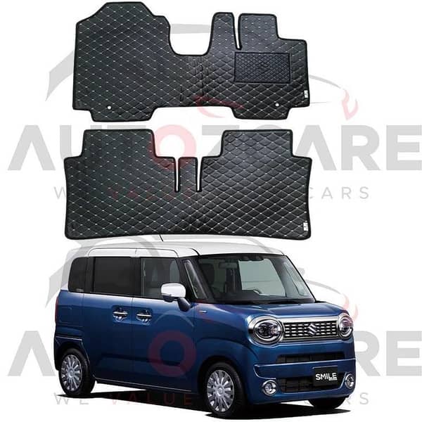 Suzuki Wagon R SMILE 7D Floor Mat ( Flat Style ) 2PCS - Model 2021-2025