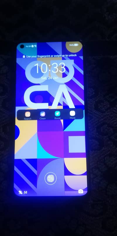 Nova 7 5G 8GB 256GB  indisplay fingerprint amoled display NON PTA