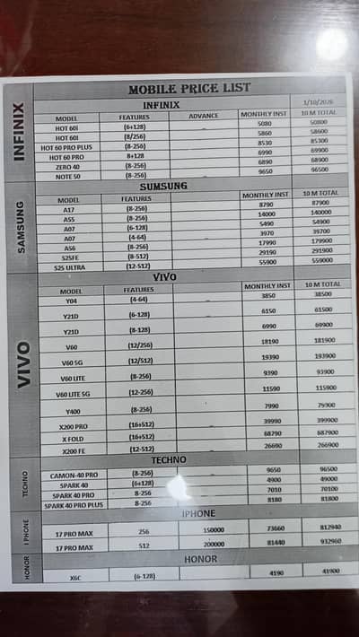 main Electronic easy monthly instalments palns