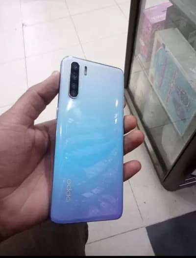 oppo f15 8/128 all ok h box charger sat hai