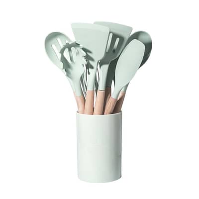 Kitchen Utensils Set, 11 pieces kitchen Utensils With silicone