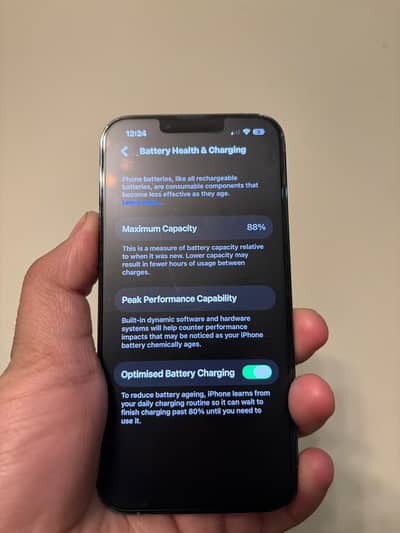 Iphone 13 pro pta approved 256 health 88 sierra blue