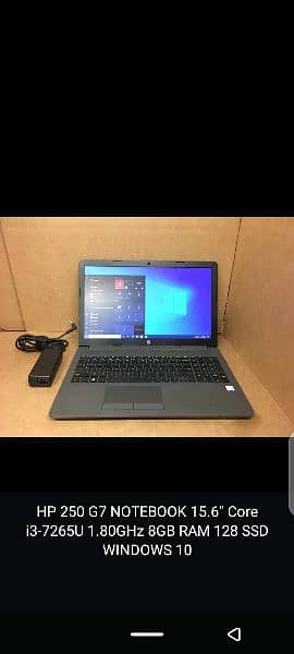 Hp 250 g7 i3 7gen 15.6 inh