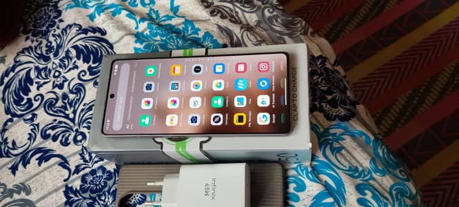 infinix note 50 8+256 full box 8 months warranty