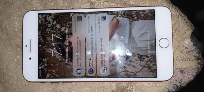 I phone 7 plus Red Colour non pta 128  03162540639 Whatsapp