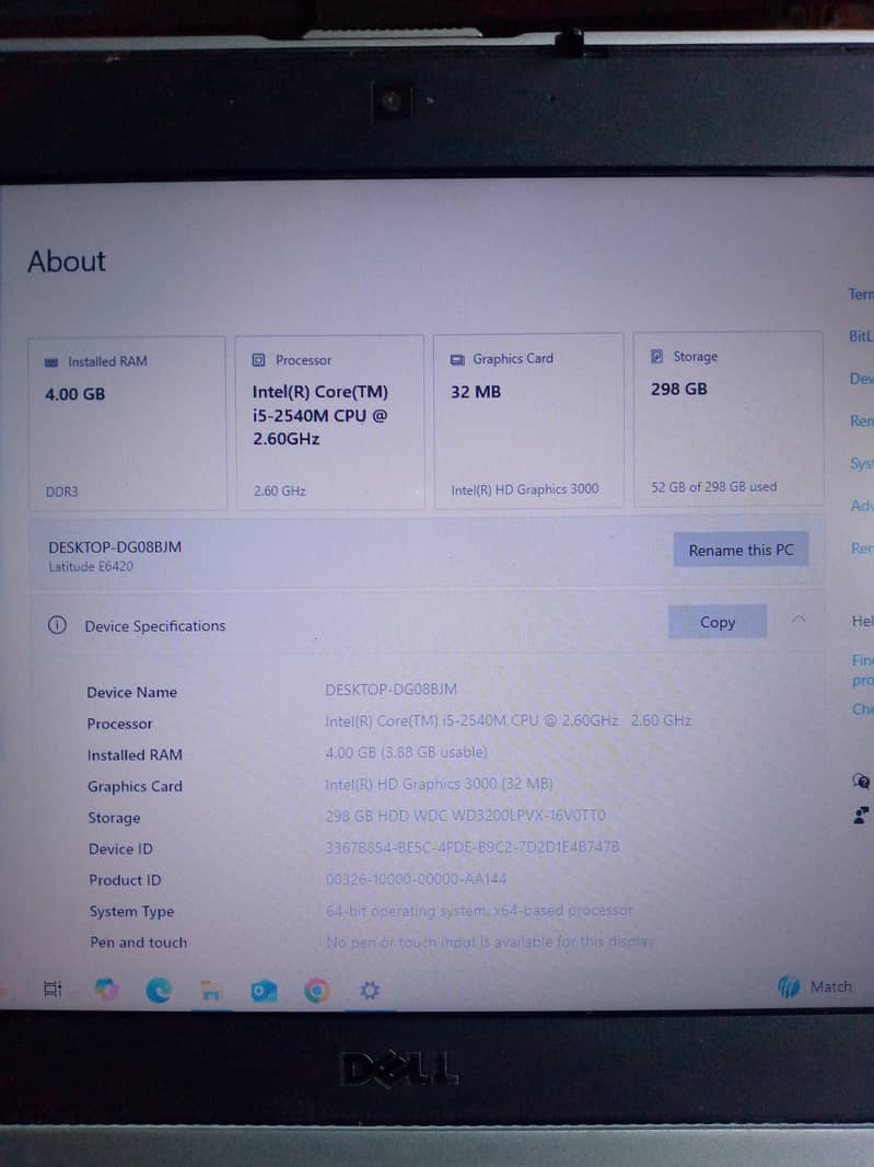 Dell Latitude E6420 4
