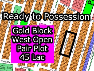 L - (Gold Block + West Open) North Town Residency Phase - 01 (Surjani)