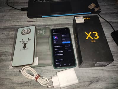 Poco x3 NFC 128GB memory and 6 GB ram in Osm Gud condition,  10 by 10