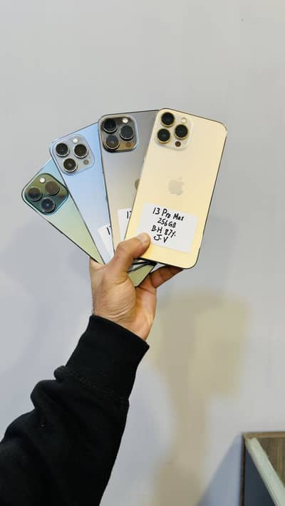 IPhone 13promax 256gb Non PTA (jv) Battery Health 85+ Waterpack Stock