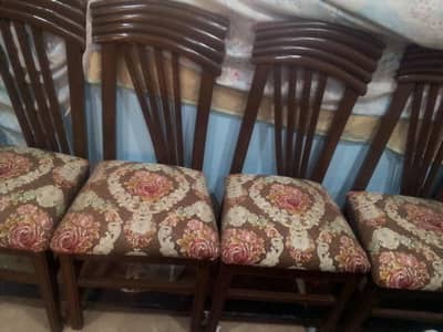 6 dining chairs with Table