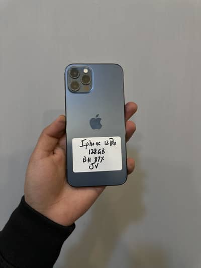 IPhone 12pro 128gb Non PTA (jv) Battery Health 87% Waterpack Phone