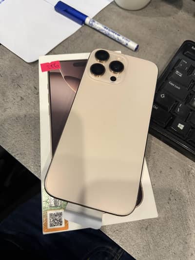 Apple iphone 16 pro max 256gb duel sim pta approved with complete box