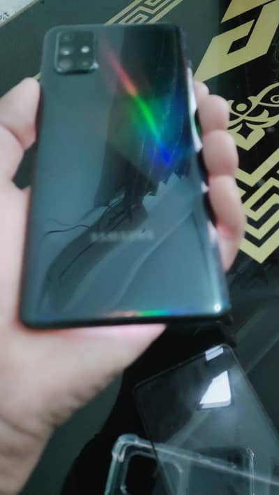 SAMSUNG GALAXY A71 RAM 8 GB ROM 128 GB PTA APPROVED NEAT AND CLEAN