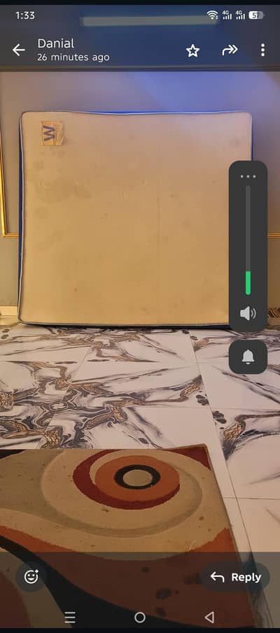 double bed mattress good condition gel foam summer and winter