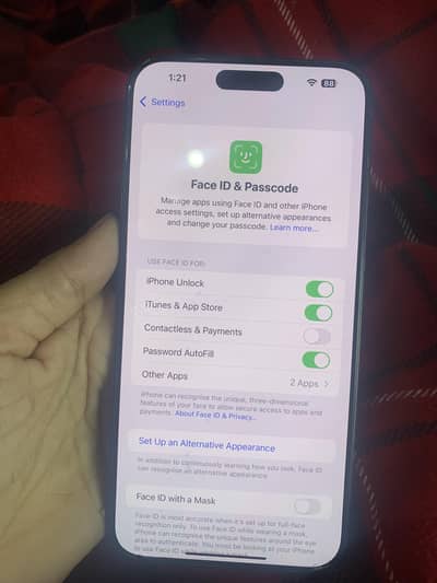 IPHONE 15 PRO MAX 256 GB NON PTA JV