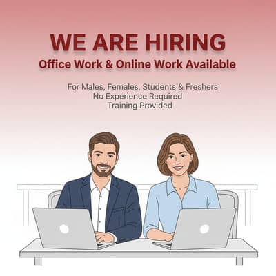 Male/Female, Part-time/Full-time - No Experience Needed - Lahore"