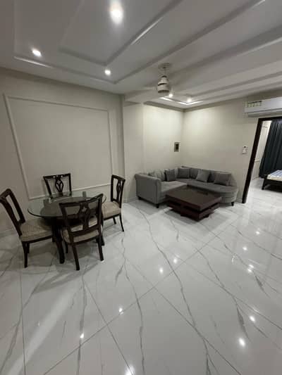 One Bed Fully Furnished Luxury Apartment Available For Rent in Rafi Block Near Clowk Tower Bahria Town Lahore