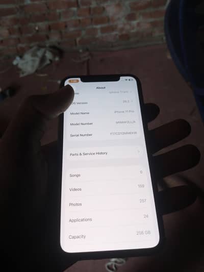 iPhone 11pro battery service 10bay10 condition  256 GB