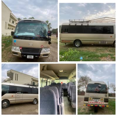 Toyota coaster available for rent