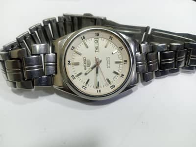 Seiko 5 automatic Japan watch 7s26 Railway Dial