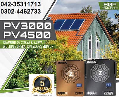 Ziewnic 6G 3.2Kw PV4500 Hybrid New Generation Inverter 5year warranty