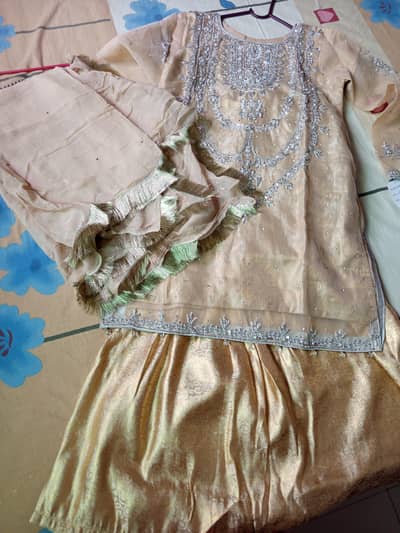 Unworn Formal Gharara Dress for Sale