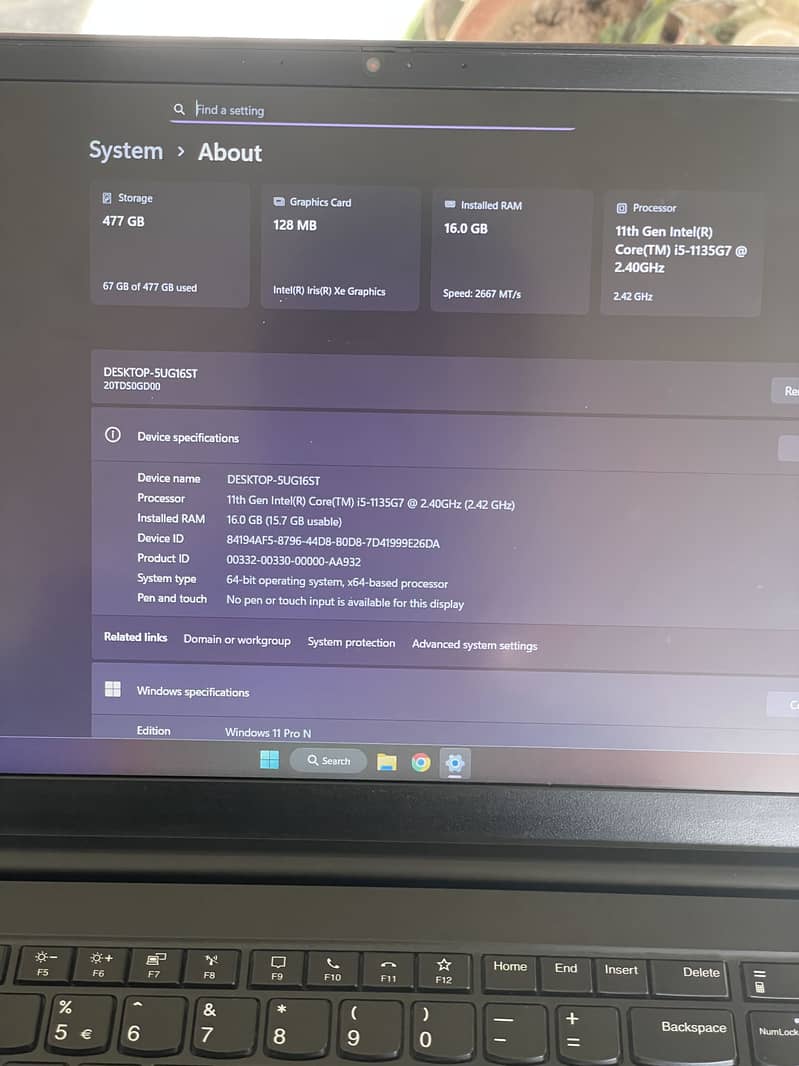 Thinkpad E15 Gen2 16/512GB 9