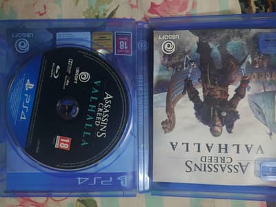 assassin Creed valhaallah game disc ps4