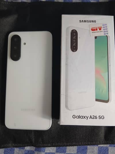Samsung A26 5G just box open 21/01/26 Like pin pack accessories