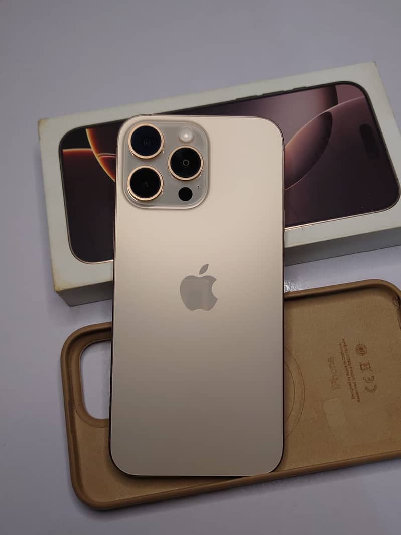 iPhone 16 pro max desert titanium 2