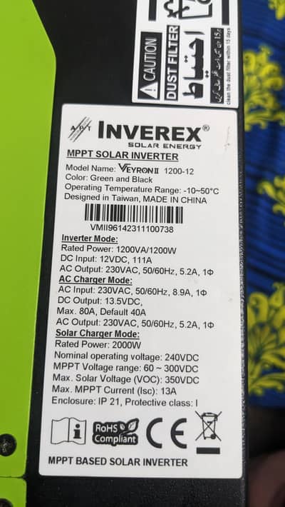 inverex inverter 1.2