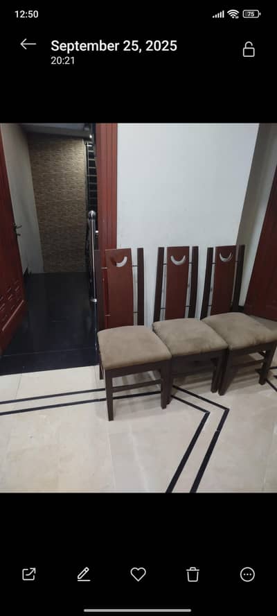 dining table with chairs