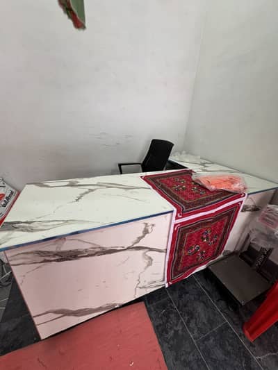 6 ft by 4ft L Shape Counter Table