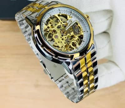 Automatic Rolex watch  two tone chain
