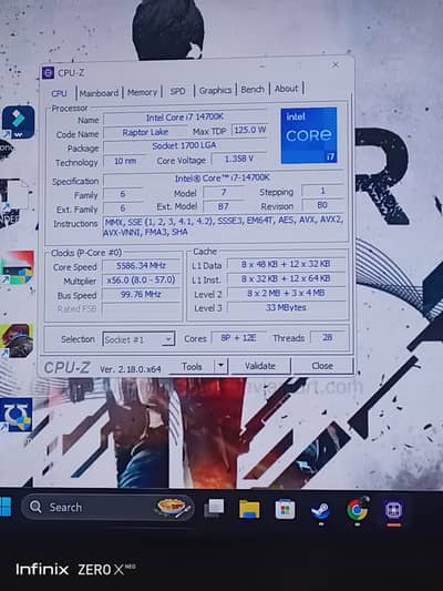 i7 14700k with msi pro 790 board