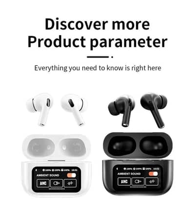 A9 Pro Touch Screen Wireless Air pods