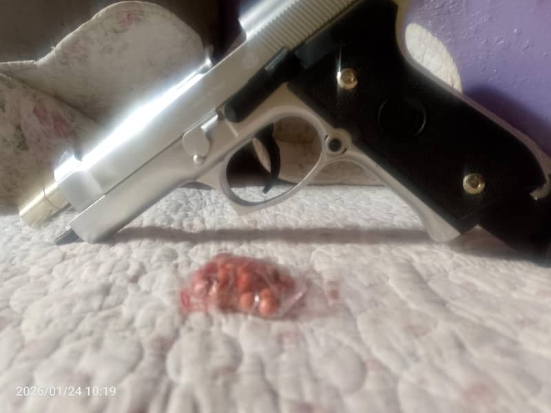 Buy Silver Metal Gun For Kids 12+ | Get Mini Gun For Free | Match Gun ...