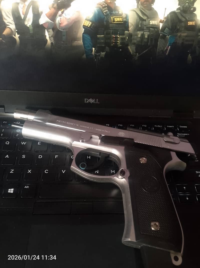 Buy Silver Metal Gun For Kids 12+ | Get Mini Gun For Free | Match Gun ...
