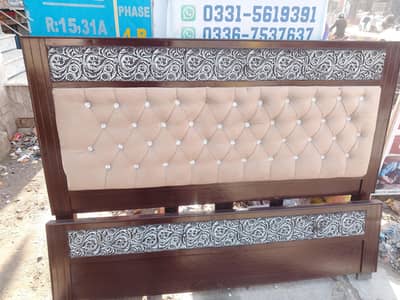 Double bed with Sid tabl for sale