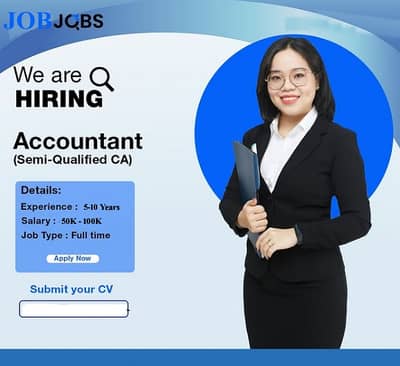 Female Accountant Required for work in Tally ERP and MS Office working