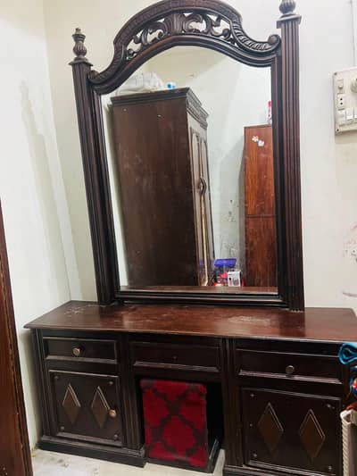 Dressing table and kapron wali almari