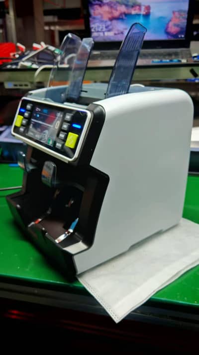 Cash counting machine with fake note detection Mix value counter PKR