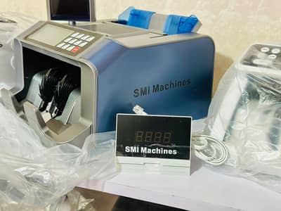 Cash counting machine with fake note detection Mix value counter PKR