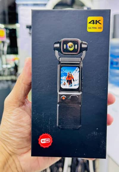 4K Anti Shake Action Camera | Touch Screen Vlog Camera with 3000mAh