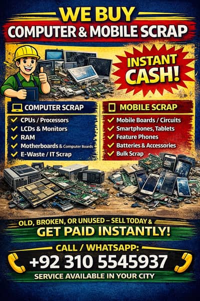 Mobile Scrap Boards | Computer CPU LCD | AC RAM | Mobile Circuit Scrap