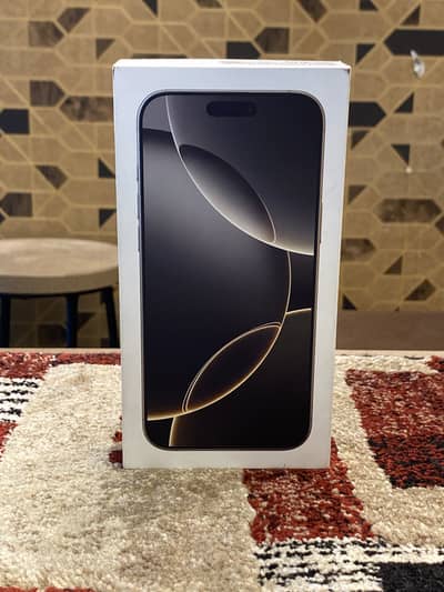 iPhone 16 pro max 256GB official pta physical Dual Sim