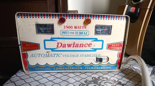 Original Dawlance Fridge Stabiliser 2500 Watt