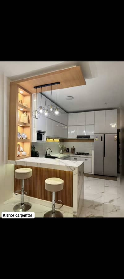 Wardrobe / Media wall /Kitchen Cabinets/Wooden Floor /wood work