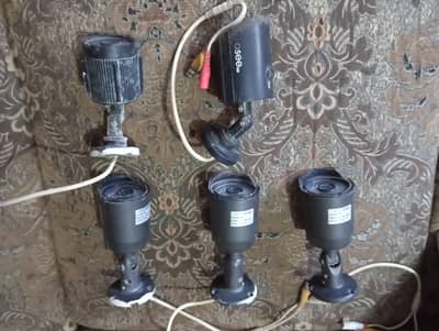 5 analog Qsee cameras used