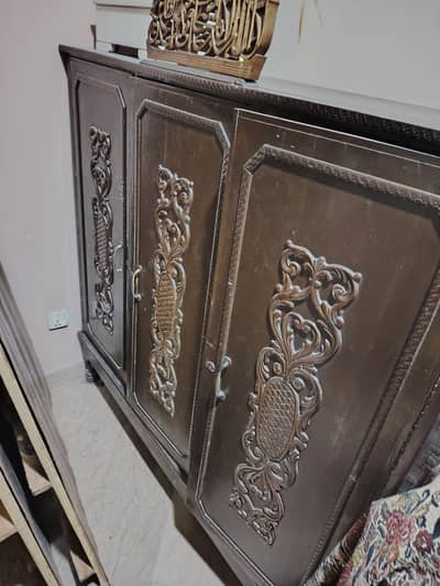 3 door wardrobe solid wood